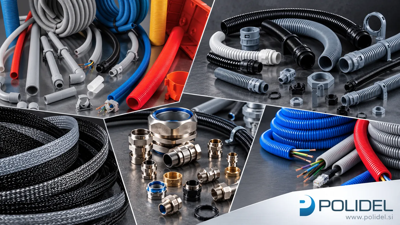 Electrical installation material for larger projects