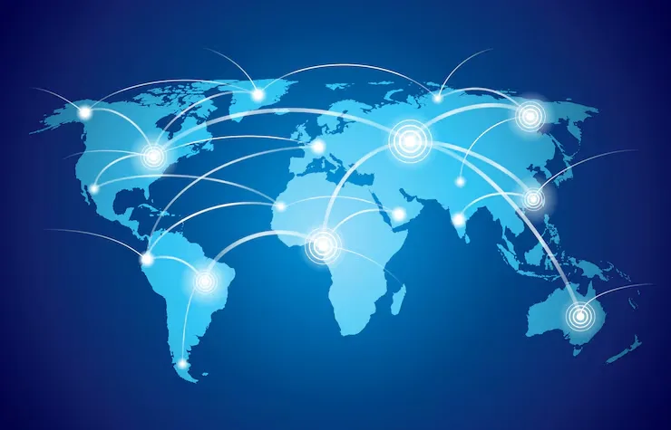 Globales Lieferantennetzwerk Foto