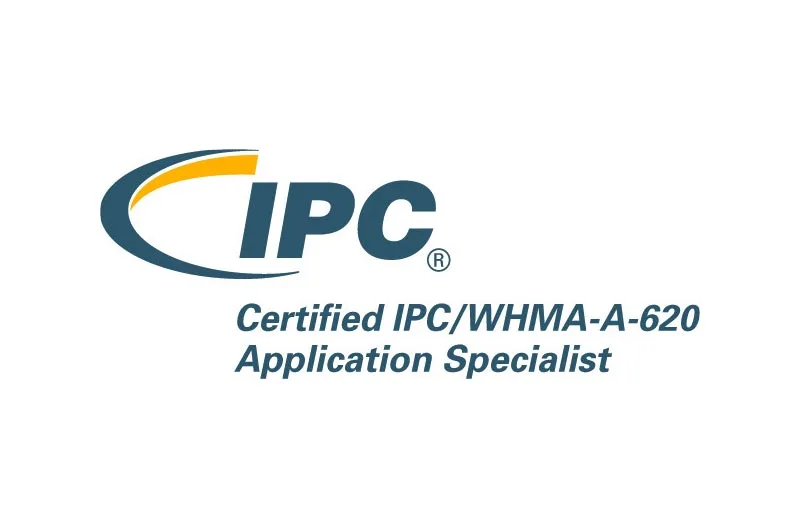 IPC Certified IPC/WHMA-A-620 Application Specialist